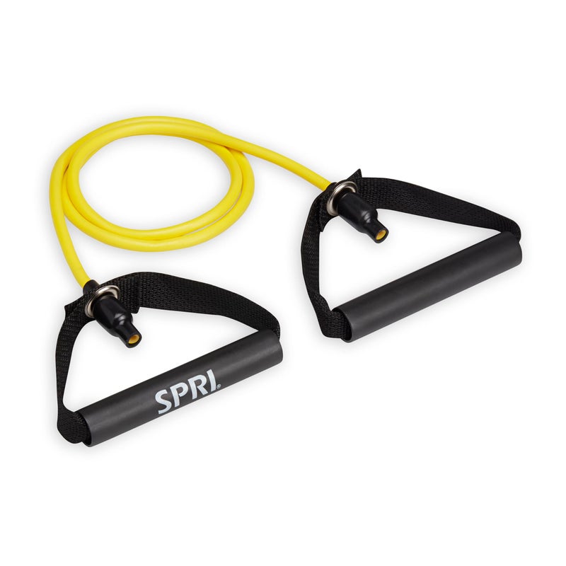 SPRI Xertube Resistance Bands with Handles â€“ All Exercise Cords Sold Separately with Home Gym Workout Fitness Door Anchor Attachment Option - Image 1